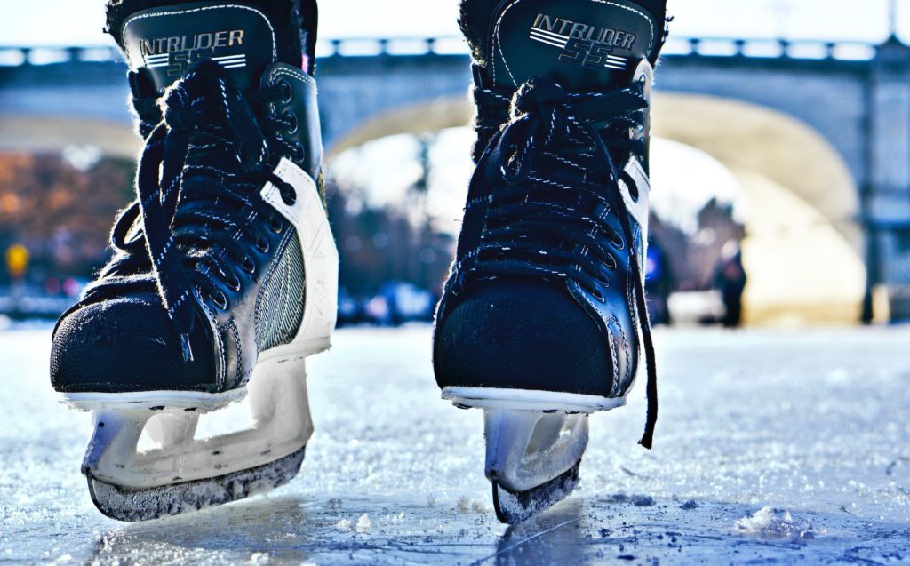 schaatsen op ijs